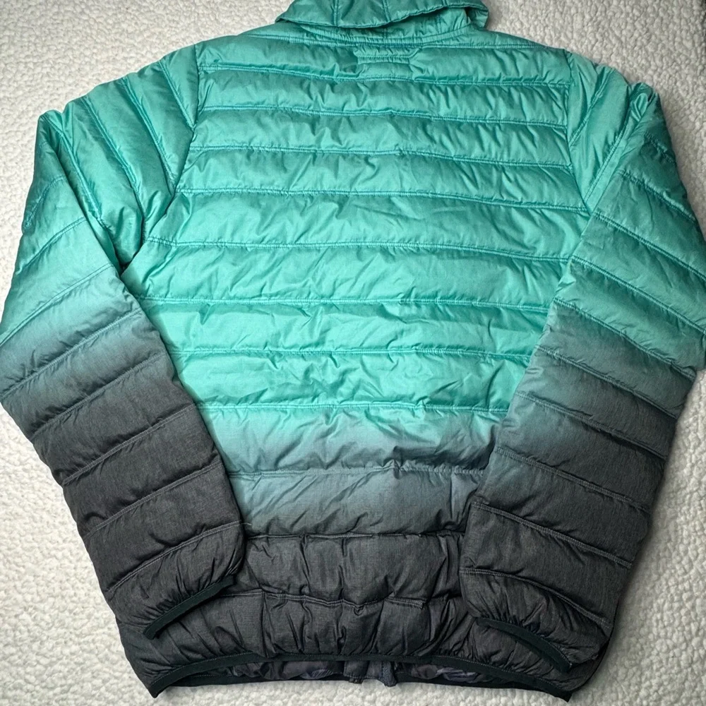 Lords of harlech Men's Teal and Gray Puffer Jacket